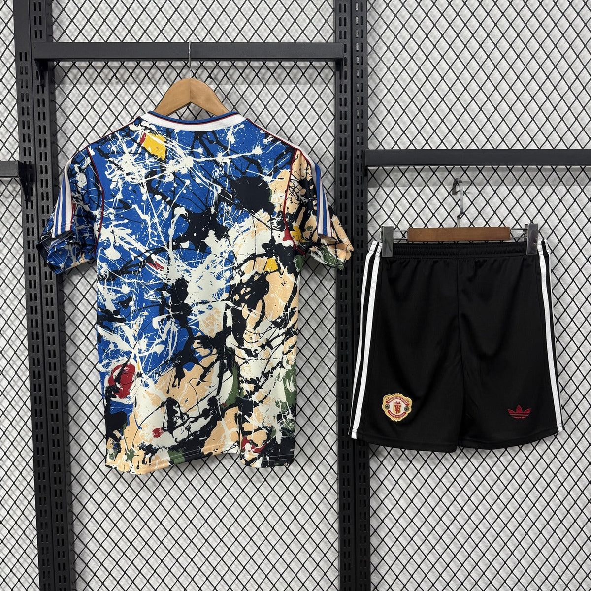 Manchester United FC 2026/27 Stone Roses Collaboration Kids Kit