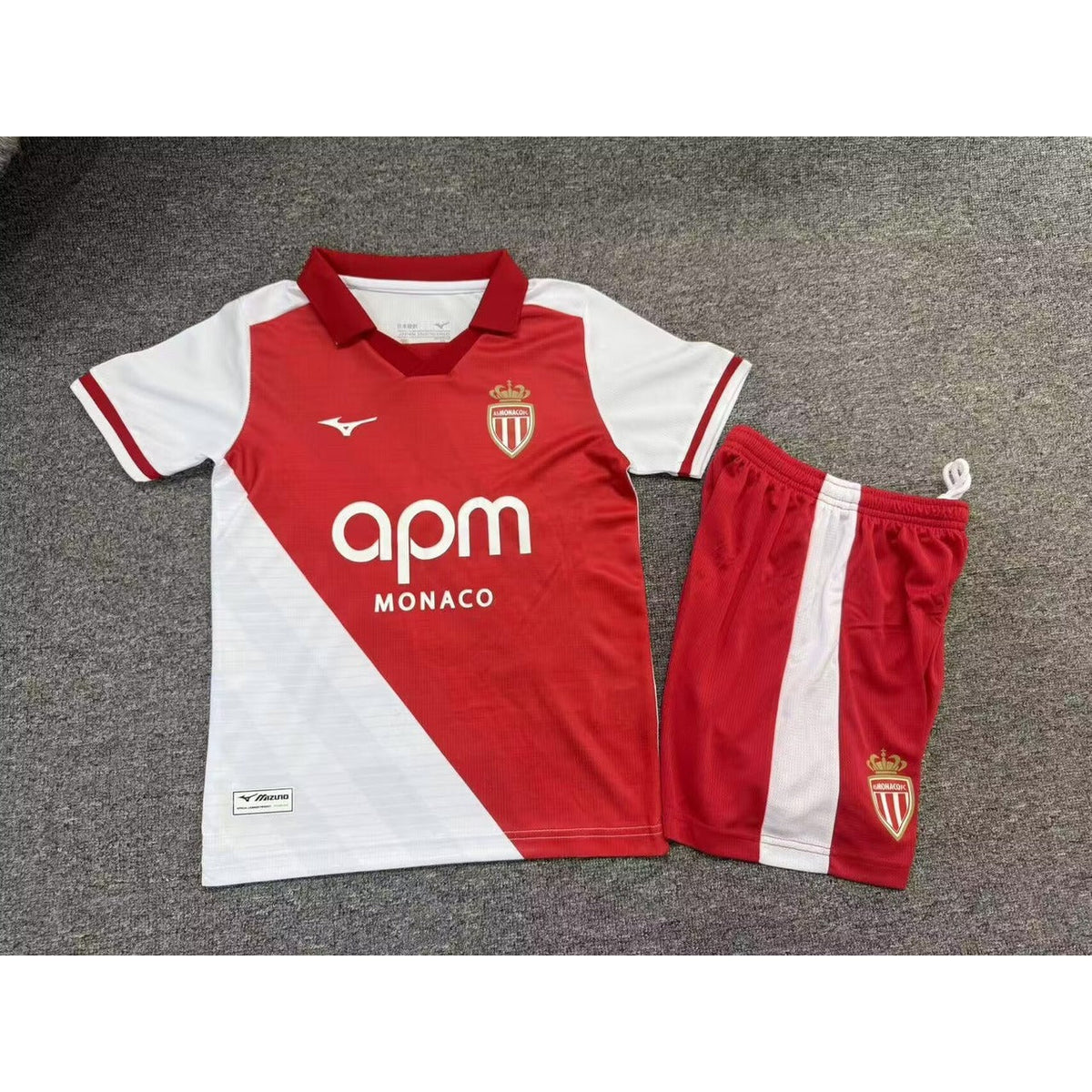 AS Monaco 2026/27 Home Kids Kit